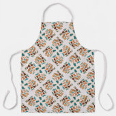 Zuidwest-Abstracte aardetinten Pattern Art Schort (Voorkant)