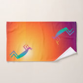 Zuidwest-Abstracte Kokopelli Bad Handdoek (Handdoek)