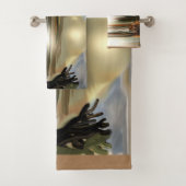 Zuidwest-Abstracte kunst Bad Handdoek (Insitu)