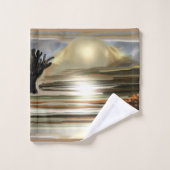 Zuidwest-Abstracte kunst Bad Handdoek (Wasdoekje)