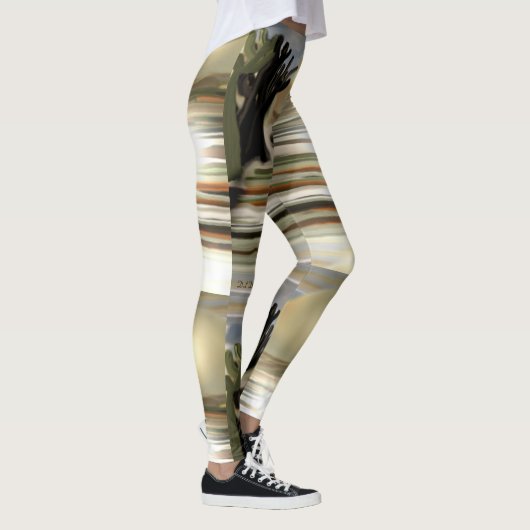 Zuidwest-Abstracte kunst Leggings (Rechts)