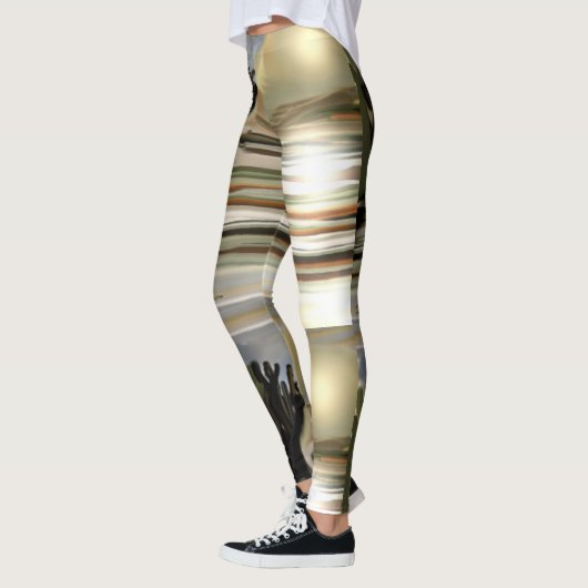 Zuidwest-Abstracte kunst Leggings (Links)