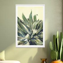 Zuidwest Agave Waterverf Sage Green en Yellow