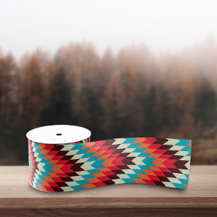 Zuidwest-Amerika inheemse patroon Grosgrain Lint