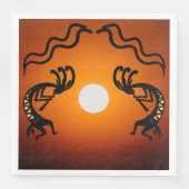 Zuidwest-Amerikaans-Indische Kokopelli Servet (Voorkant)