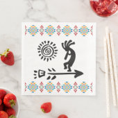 Zuidwest-Amerikaans-Indische Kokopelli Servet (Insitu)