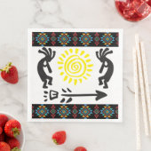 Zuidwest-Amerikaans-Indische Kokopelli Servet (Insitu)