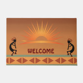 Zuidwest-Amerikaans Kokopelli Doormat Deurmat (Voorkant)