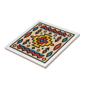 Zuidwest-Amerikaanse geometrische Native American Tegeltje (Zijkant)