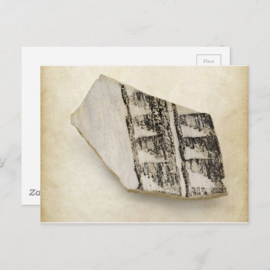 Zuidwest-Ancient Native American Pottery Briefkaart (Voorkant / Achterkant)