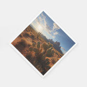 Zuidwest-Arizona Cactus Sunset Servet (Hoek)