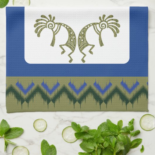 Zuidwest Arizona Kokopelli Keukenhanddoeken (Gevouwen)