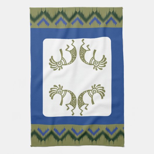 Zuidwest Arizona Kokopelli Keukenhanddoeken (Verticaal)