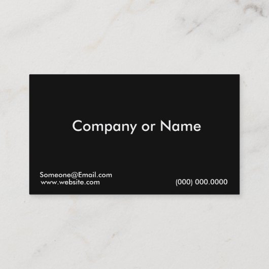 Zuidwest-Arizona Phoenix Visitekaartje (Achterkant)