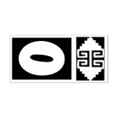 Zuidwest Aztec Nummer 0 Ontwerp Stempel Gereedscha (Afrduk)