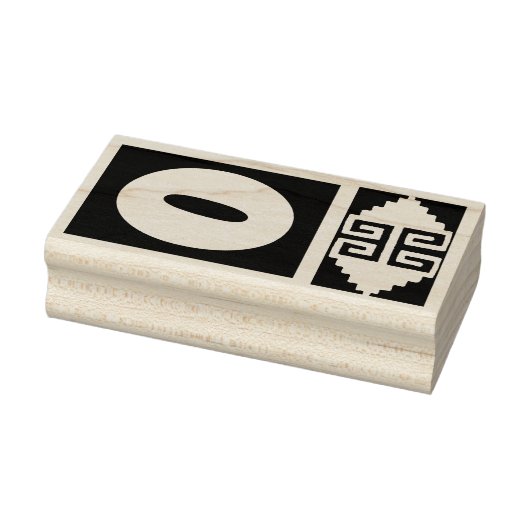 Zuidwest Aztec Nummer 0 Ontwerp Stempel Gereedscha (Stempel)
