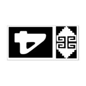 Zuidwest Azteek Nummer 4 Ontwerp Stempel Gereedsch (Afrduk)