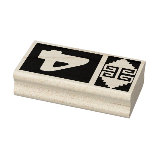 Zuidwest Azteek Nummer 4 Ontwerp Stempel Gereedsch (Stempel)