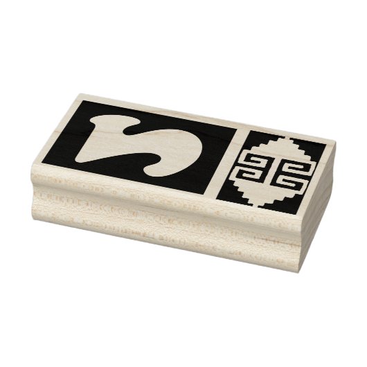 Zuidwest Azteek ontwerp nummer 2 stempelgereedscha Rubberstempel (Stempel)