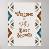 Zuidwest Baby shower Welkom Poster (Voorkant)