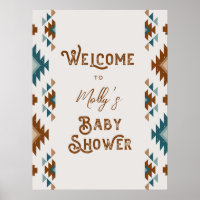 Zuidwest Baby shower Welkom Poster