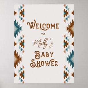 Zuidwest Baby shower Welkom Poster
