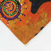 Zuidwest-Beer Kunst Fleece Deken (Hoek)