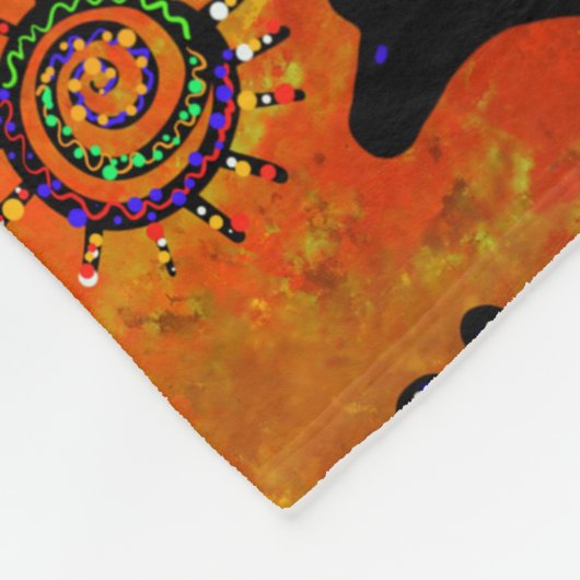 Zuidwest-Beer Kunst Fleece Deken (Hoek)