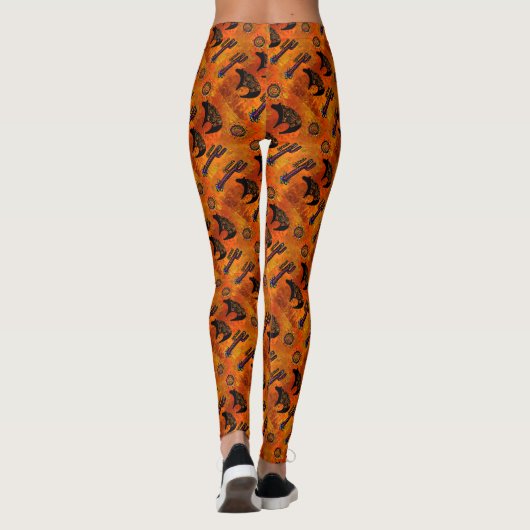 Zuidwest-Beer Kunst Leggings (Achterkant)