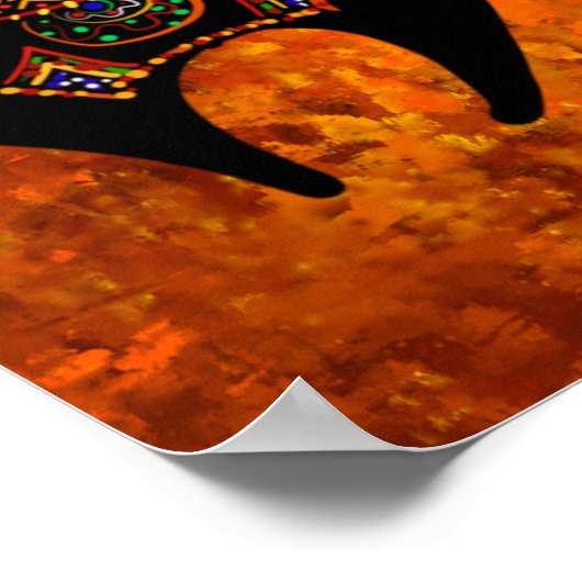 Zuidwest-Beer Kunst Poster (Hoek)