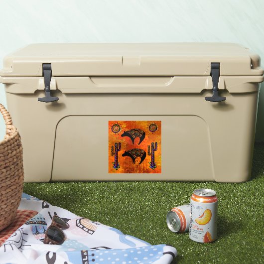 Zuidwest-Beer Kunst Sticker (Koeler)