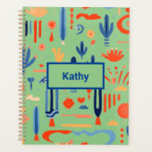 Zuidwest-Boho minimalistisch Planner (Voorkant)