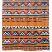 Zuidwest Boho Native Style Pattern Douchegordijn (Voorkant)