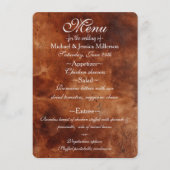 Zuidwest Bruin Faux Leder (look) Menu (Voorkant)
