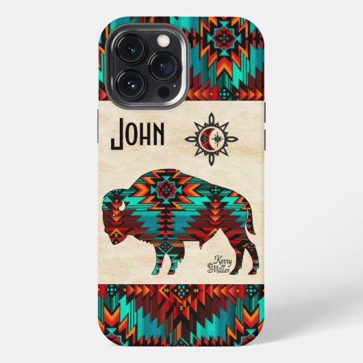 Zuidwest-Buffalo iPhone Hoesje (Achterkant)