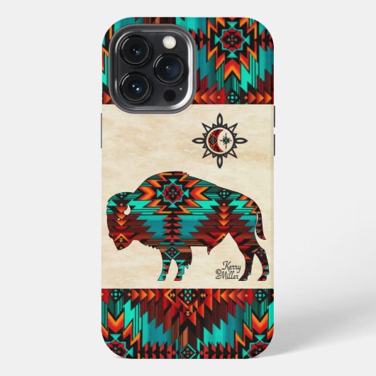 Zuidwest Buffalo iPhone Hoesje (Achterkant)