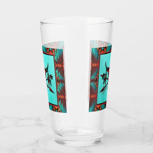 Zuidwest-buffelschedel en pijlglas glas (Rechts)