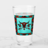 Zuidwest-buffelschedel en pijlglas glas (Voorkant)