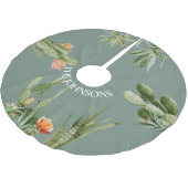 Zuidwest Cactus Cacti Succulent planten Desert Kerstboom Rok (Gekanteld)