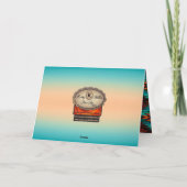 Zuidwest Cactus en Sun Wenskaart Kaart (Achterkant)