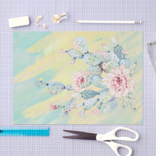 Zuidwest-Cactus - Ontkoppeling van meubilair Tissuepapier (Craft)