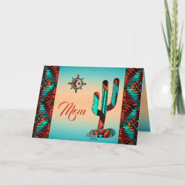 Zuidwest Cactus & Sun Moederdagkaart Kaart