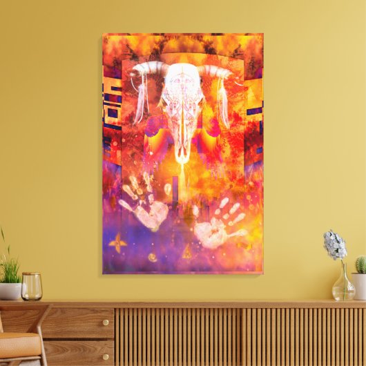 ZUIDWEST CANVAS AFDRUK (Insitu (Woonkamer))