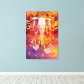 ZUIDWEST CANVAS AFDRUK (Insitu (Houten vloer))