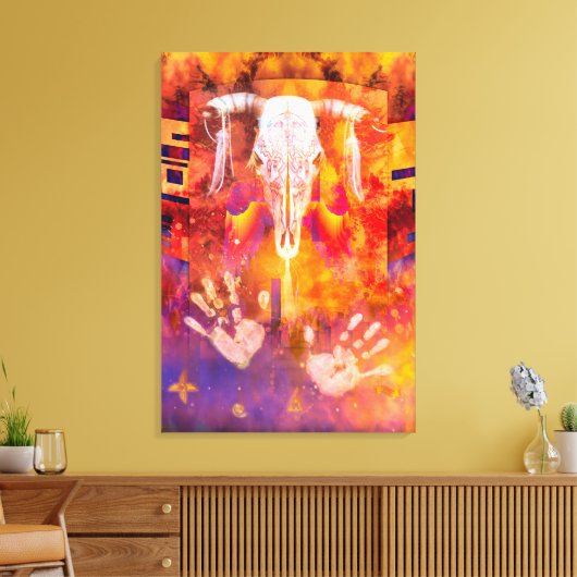 ZUIDWEST CANVAS AFDRUK (Insitu (Woonkamer))