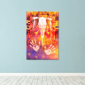 ZUIDWEST CANVAS AFDRUK (Insitu (Houten vloer))