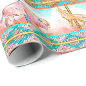 zuidwest carrouseldieren woestijnverpakkingspapier cadeaupapier (Rol Hoek)