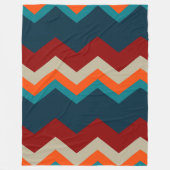 Zuidwest-Chevron Fleece Deken (Voorkant)