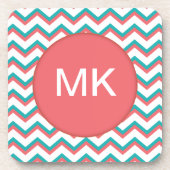 Zuidwest-Chevron-patroon Bier Onderzetter (Voorkant)