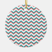 Zuidwest-Chevron-patroon Keramisch Ornament (Voorkant)